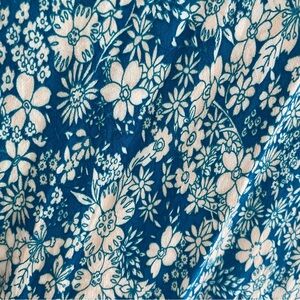 Free People Blue and White Floral Maxi Dress
